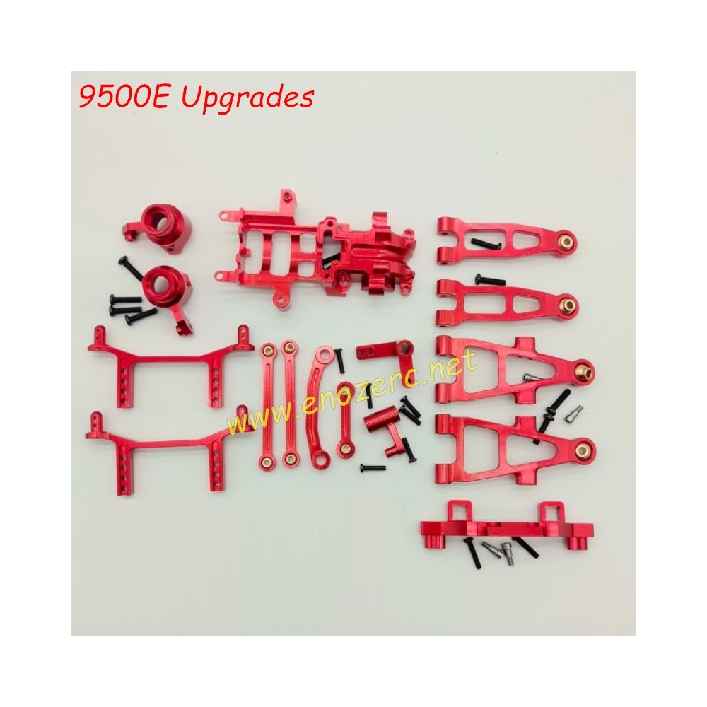 ENOZE 9500E RC Car Upgrade Parts Metal Gearbox Shell and Swing Arm kit