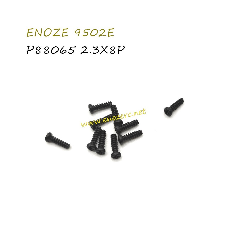 ENOZE 9502E 1/16 RC Truck Parts P88065 2.3X8PB Screw