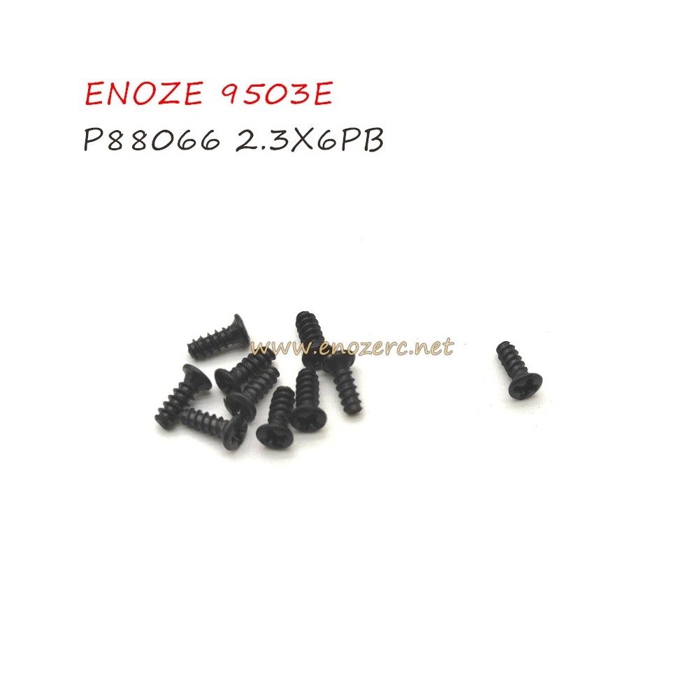 ENOZE 9503E high speed RC Car Parts P88066 2.3X6PB Screw