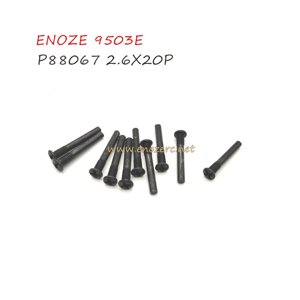 ENOZE 9503E high speed RC Car Parts P88067 2.6X20PB Screw