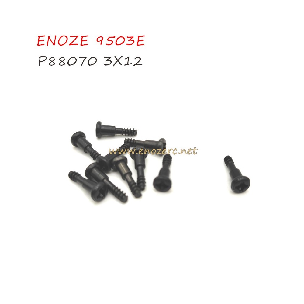 ENOZE 9503E high speed RC Car Parts P88070 3X12 Screw